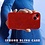 oTronica Geschikt voor iPhone 13 hoesje glitter backcover – Rood – oTronica