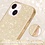 oTronica Geschikt voor iPhone 13 hoesje glitter backcover – Goud – oTronica