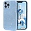 oTronica Geschikt voor iPhone 13 Pro hoesje glitter backcover – Blauw – oTronica