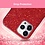 oTronica Geschikt voor iPhone 13 Pro hoesje glitter backcover – Rood – oTronica