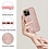 oTronica Geschikt voor iPhone 13 Pro hoesje glitter backcover – Rosegoud – oTronica