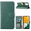 Ntech Hoesje Geschikt Voor Samsung Galaxy A04S / A13 5G hoesje bookcase Met 2x Screenprotector - tempered glass – Groen