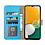 Ntech Hoesje Geschikt Voor Samsung Galaxy A04S / A13 5G hoesje bookcase Met 2x Screenprotector - tempered glass – Blauw