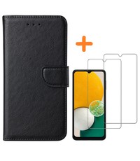 Ntech Samsung A04S hoesje bookcase Zwart - Galaxy A04S / A13 5G wallet