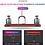 Ntech Hoesje Geschikt Voor Samsung Galaxy A04S Hoesje Anti-Shock Hybrid Armor hoesje Rood - Hoesje Geschikt Voor Samsung Galaxy A04s / A13 5G ring houder TPU backcover hoesje - screenprotector Galaxy A04S - 2 pack