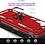 Ntech Hoesje Geschikt Voor Samsung Galaxy A04S Hoesje Anti-Shock Hybrid Armor hoesje Rood - Hoesje Geschikt Voor Samsung Galaxy A04s / A13 5G ring houder TPU backcover hoesje - screenprotector Galaxy A04S - 2 pack
