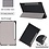 Ntech Hoes Geschikt voor Samsung Galaxy Tab S8 hoes – Hoes Geschikt voor Samsung Galaxy Tab S7 hoes - Book Case - Smart Cover – trifold case – 11 inch – Zwart