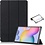 Ntech Hoes Geschikt voor Samsung Galaxy Tab S8 hoes – Hoes Geschikt voor Samsung Galaxy Tab S7 hoes - Book Case - Smart Cover – trifold case – 11 inch – Zwart