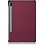 Ntech Hoes Geschikt voor Samsung Galaxy Tab S8 hoes – Hoes Geschikt voor Samsung Galaxy Tab S7 hoes - Book Case - Smart Cover – trifold case – 11 inch – Wine Rood