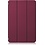 Ntech Hoes Geschikt voor Samsung Galaxy Tab S8 hoes – Hoes Geschikt voor Samsung Galaxy Tab S7 hoes - Book Case - Smart Cover – trifold case – 11 inch – Wine Rood