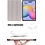 Ntech Hoes Geschikt voor Samsung Galaxy Tab S8 hoes – Hoes Geschikt voor Samsung Galaxy Tab S7 hoes - Book Case - Smart Cover – trifold case – 11 inch – Rose Goud