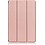 Ntech Hoes Geschikt voor Samsung Galaxy Tab S8 hoes – Hoes Geschikt voor Samsung Galaxy Tab S7 hoes - Book Case - Smart Cover – trifold case – 11 inch – Rose Goud