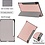 Ntech Hoes Geschikt voor Samsung Galaxy Tab S8 hoes – Hoes Geschikt voor Samsung Galaxy Tab S7 hoes - Book Case - Smart Cover – trifold case – 11 inch – Rose Goud
