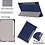 Ntech Hoes Geschikt voor Samsung Galaxy Tab S8 hoes – Hoes Geschikt voor Samsung Galaxy Tab S7 hoes - Book Case - Smart Cover – trifold case – 11 inch – Donker Blauw