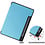Ntech Hoes Geschikt voor Samsung Galaxy Tab S8 hoes – Hoes Geschikt voor Samsung Galaxy Tab S7 hoes - Book Case - Smart Cover – trifold case – 11 inch – Licht Blauw