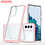 oTronica Hoesje Geschikt Voor Samsung Galaxy S21 Plus hoesje Transparant backcover met bumper case – Roze – oTronica