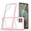 oTronica Hoesje Geschikt Voor Samsung Galaxy A12 5G hoesje Transparant backcover met bumper case – Roze – oTronica