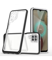 oTronica Samsung Galaxy A12 5G hoesje backcover met bumper – Zwart