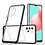 oTronica Hoesje Geschikt Voor Samsung Galaxy A32 5G hoesje Transparant backcover met bumper case – Zwart – oTronica