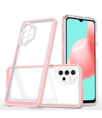 oTronica Samsung Galaxy A32 4G hoesje backcover met bumper – Roze