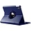 Ntech Hoes geschikt voor iPad A16 hoes 11th Generation 11 Inch 2025 Donker Blauw / iPad 2022 (10.9) 10e generatie draaibare bookcase 360° Case