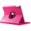 Ntech Hoes geschikt voor iPad 2022 (10.9) 10e generatie draaibare bookcase 360° Case - Pink