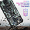 oTronica Geschikt voor iPhone 13 Pro Max hoesje rugged extreme backcover met ring houder Camouflage - Marine Blauw