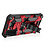 oTronica Hoesje Geschikt Voor Samsung Galaxy S21 hoesje rugged extreme backcover met ring houder Camouflage - Rood