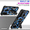 oTronica Hoesje Geschikt Voor Samsung Galaxy S22 hoesje rugged extreme backcover met ring houder Camouflage - Blauw