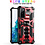 oTronica Hoesje Geschikt Voor Samsung Galaxy S20 FE hoesje rugged extreme backcover met ring houder Camouflage - Rood