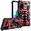 oTronica Hoesje Geschikt Voor Samsung Galaxy S20 FE hoesje rugged extreme backcover met ring houder Camouflage - Rood