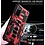 oTronica Hoesje Geschikt Voor Samsung Galaxy S20 FE hoesje rugged extreme backcover met ring houder Camouflage - Rood