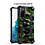 oTronica Hoesje Geschikt Voor Samsung Galaxy S20 FE hoesje rugged extreme backcover met ring houder Camouflage - Groen