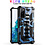 oTronica Hoesje Geschikt Voor Samsung Galaxy S20 FE hoesje rugged extreme backcover met ring houder Camouflage - Blauw