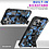 oTronica Geschikt voor iPhone 12 12/12 Pro hoesje rugged extreme backcover met ring houder Camouflage - Blauw