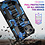 oTronica Geschikt voor iPhone 12 Mini hoesje rugged extreme backcover met ring houder Camouflage - Blauw