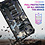 oTronica Geschikt voor iPhone 12 Mini hoesje rugged extreme backcover met ring houder Camouflage - Marine Blauw