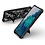 oTronica Hoesje Geschikt Voor Samsung Galaxy S22 Ultra hoesje rugged extreme backcover met ring houder Camouflage Marmer - Zwart