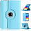 Ntech Hoes geschikt voor iPad 2022 (10.9) 10e generatie draaibare bookcase 360° Case - Licht Blauw