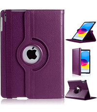 Ntech Hoes geschikt voor iPad A16 hoes 11th Generation 11 Inch 2025 Paars