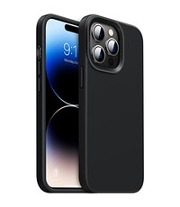 Ntech TPU Siliconen Backcover iPhone 14 Pro Zwart