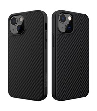 Ntech iPhone 12 Pro Max Carbon Fiber Patroon Backcover