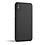 Ntech Hoesje Geschikt voor iPhone X/XS Hoesje Carbon Fiber Patroon - Backcover luxe case – Zwart