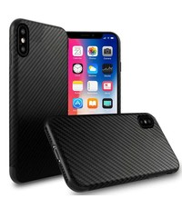 Ntech iPhone X/XS Carbon Fiber Patroon Backcover