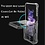 Ntech Hoesje Geschikt Voor Samsung Galaxy Z Flip 3 transparant magnetisch backcover hoesje
