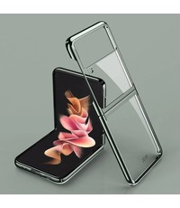 oTronica Samsung Galaxy Z Flip 3 hoesje Backcover met Ring houder