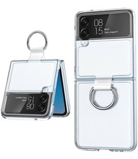 oTronica Samsung Galaxy Z Flip 4 hoesje Backcover met Ring houder