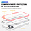 Ntech Hoesje Geschikt voor iPhone 14 Hoesje met bumper Rosegoud / Transparant