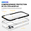 Ntech Hoesje Geschikt voor iPhone 14 Hoesje met bumper - Shockproof case – Zwart / Transparant