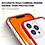 Ntech Hoesje Geschikt voor iPhone 14 Pro Hoesje met bumper - Shockproof case – Rood / Transparant